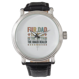 Fur Dad The Snack Dealer Vintage Dog Lover Shirt_1 Watch
