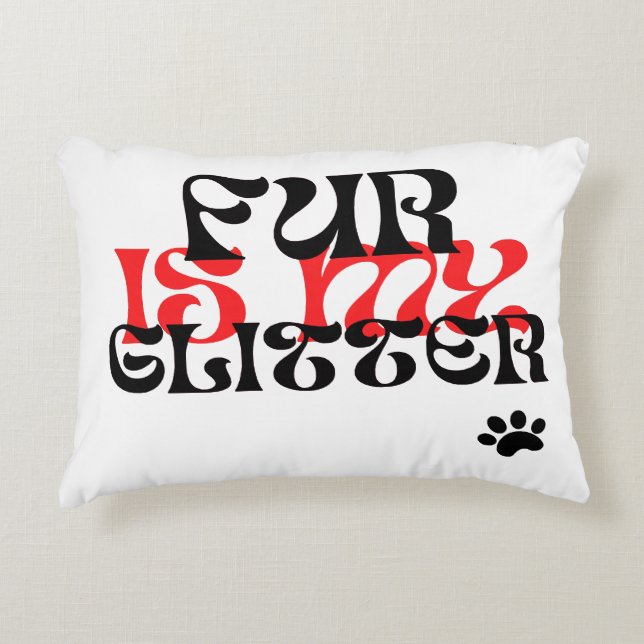 Fur-Ever Friends Accent Pillow (Front)