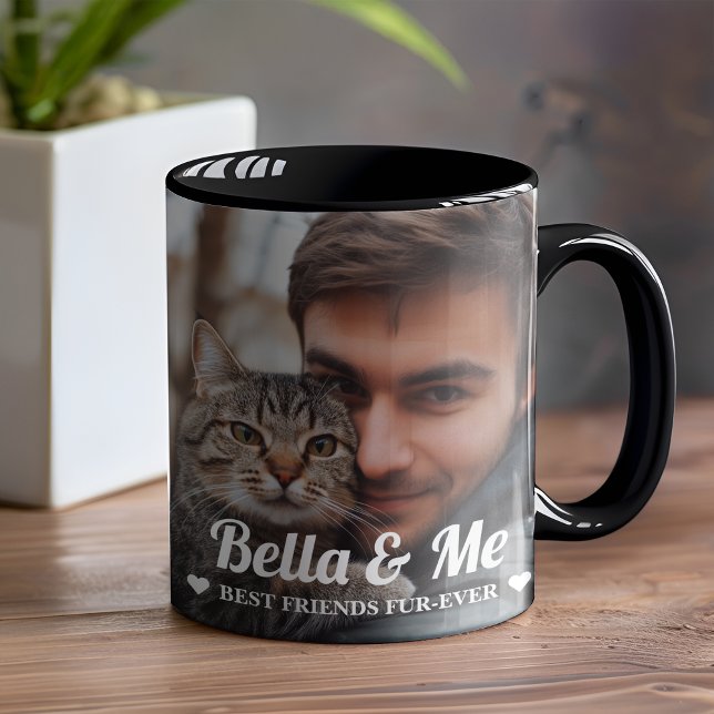 Fur ever Love Photo Chien ou Mug Amoureux des chat (Créateur téléchargé)