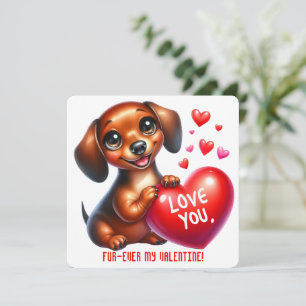 Fur-Ever My Valentine - Valentine's Day Card