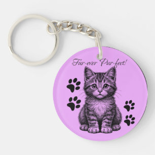 Fur-ever Pur-fect Keychain