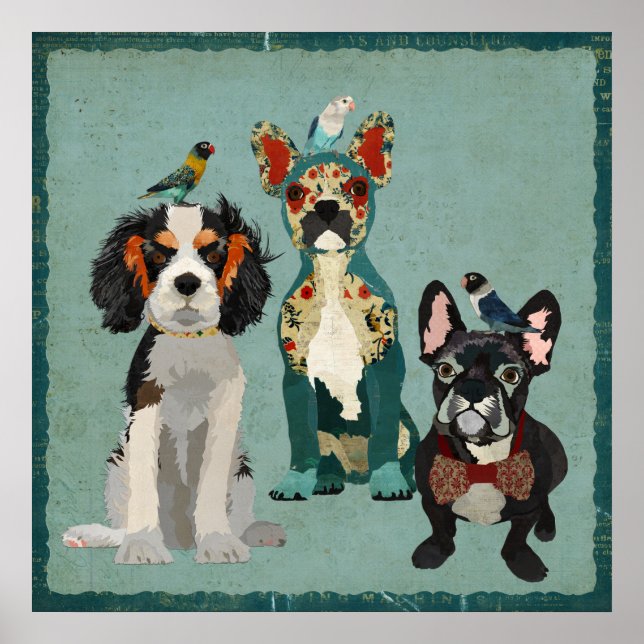 FUR & FEATHERS Art Poster (Front)