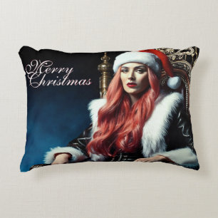 Fur & Leather Diva – Merry Christmas Accent Pillow
