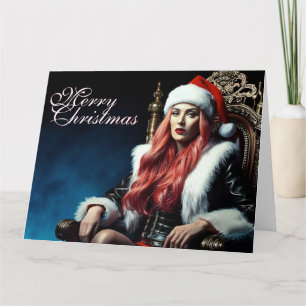 Fur & Leather Diva – Merry Christmas Card