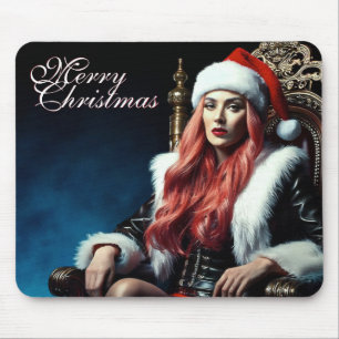 Fur & Leather Diva – Merry Christmas Mouse Pad