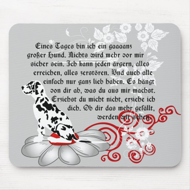 Für Neuwelpenbesitzer Mouse Pad (Front)