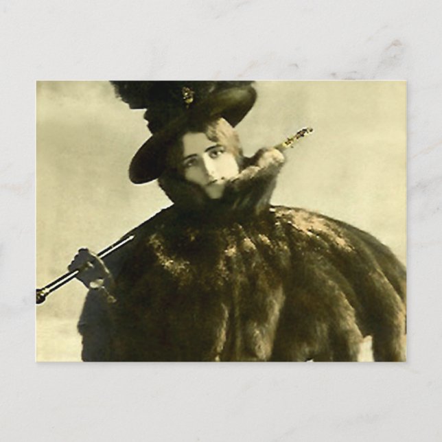 Fur Overdone Postcard (Front)