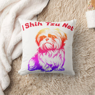 Fur pal throw pillow