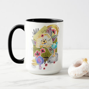 FUR-ST  CLASS MAIL Chow dog  Mug