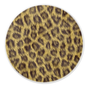 Fur texture ceramic knob