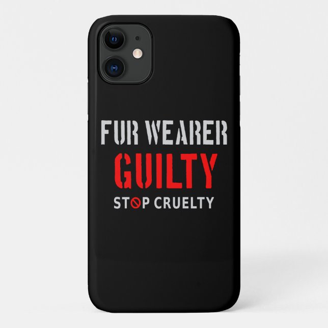 Fur wearer guilty Case-Mate iPhone case (Back)