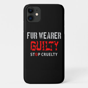 Fur wearer guilty iPhone 11 case