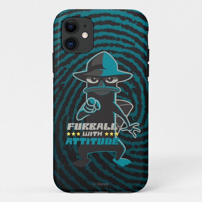 Furball With Attitude Case-Mate iPhone Case (Back)