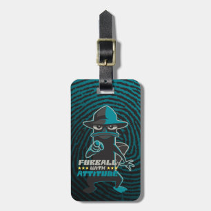 Furball With Attitude Luggage Tag