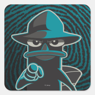 Furball With Attitude Square Sticker