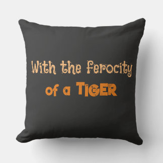 Fureur du Tigre (Énergie Animale) - Coussin de Lan