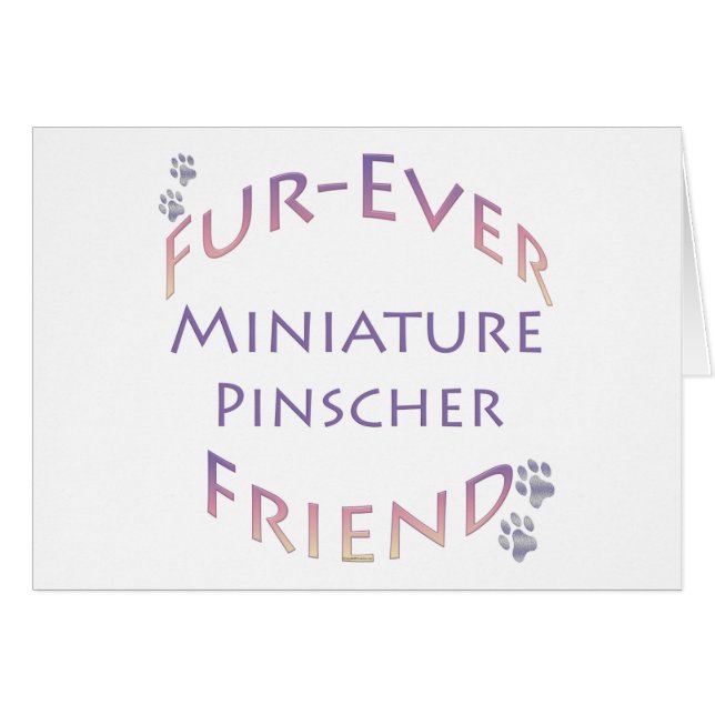 Furever de Pinscher Miniature (Devant horizontal)