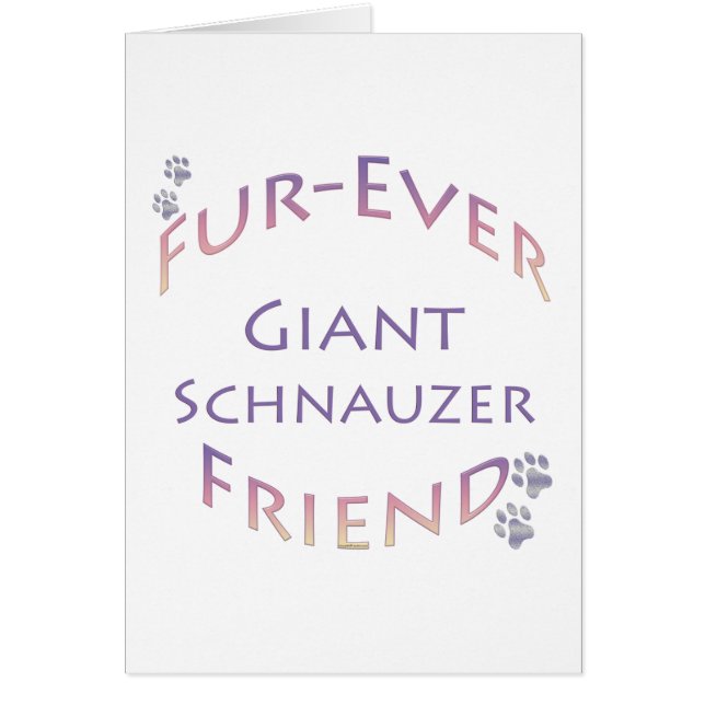 Furever Schnauzer géant (Devant)