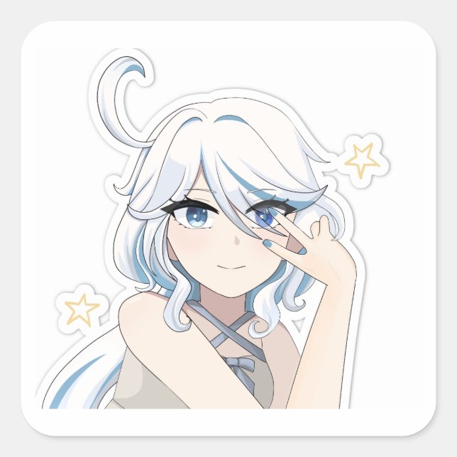 Furina Genshin Impact Sticker (Front)