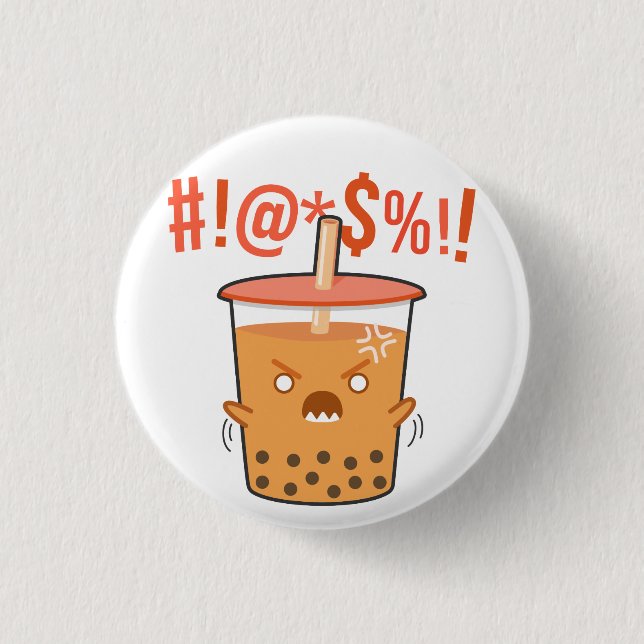 Furious Mako Button Pin (Front)