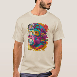 FURISTIC FIGURE WITH GAS MASK. T-Shirt