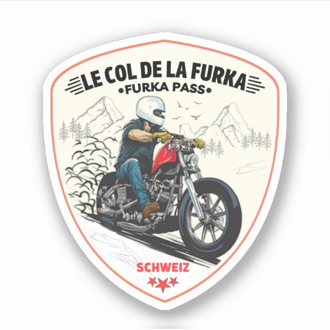 furka pass - swiss mountain pass road trip motobik (Front)