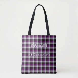 Furman University Tartan Tote Bag