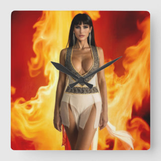 Furnace Goddess clock