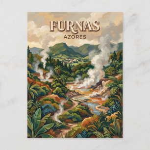 Furnas Portugal Postcard