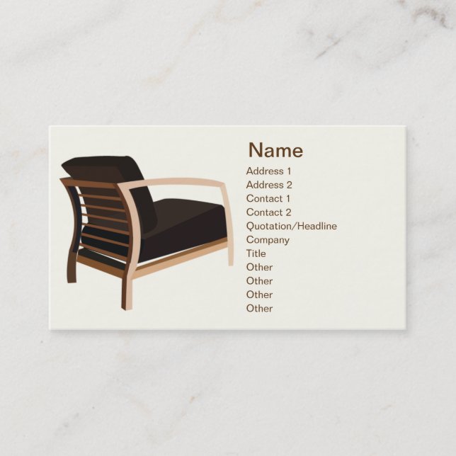 Furniture - Business Card (Front)
