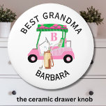 furniture cabinet knobs decorative, hardware,<br><div class="desc">To the BEST GRANDMA -- A charming unique golf cart -- pink and green -- tastefully done -- ready to run the course -- golf ball --This is a great gift for all golf lovers -- fun / attractive / unique. Personalize it with your/her initials/monogram AND first name. If you...</div>