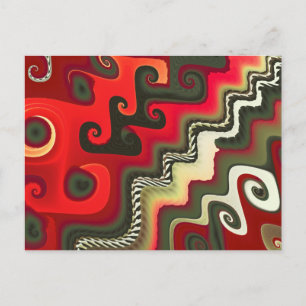 Furniture Fine Fractal Art Postcard
