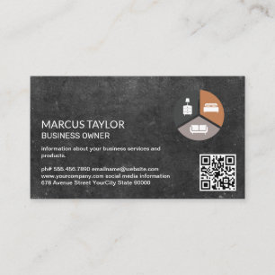 Furniture Icons   Real Estate Business Card