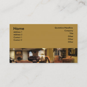 Furniture/Interior Design Business Card