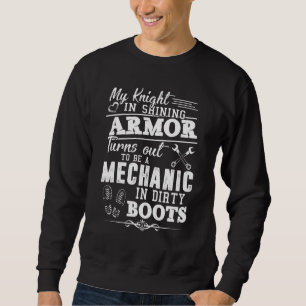 Furns Out To Be A Mechanic Car Motorcycle Labour Sweatshirt