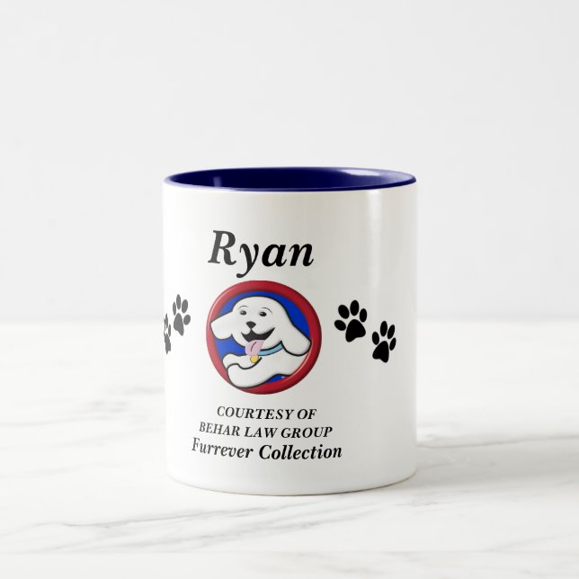 Furrever Mug de café d'entreprise personnalisée : (Centre)