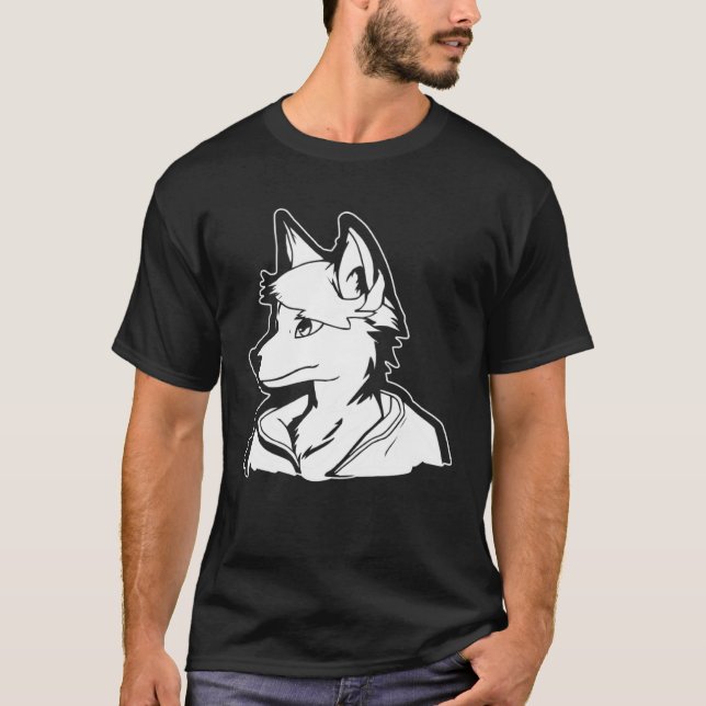 Furries Fursona Cosplay  Furry Fandom T-Shirt (Front)