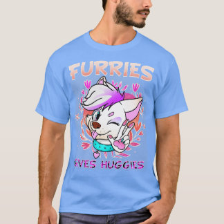 Furries give Huggies I Fandom I Cosplay 12 T-Shirt