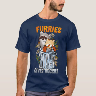 Furries give Huggies I Fandom I Cosplay 4 T-Shirt
