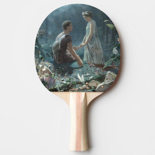 Furries: Shakespeare's A Midsummer Night's Dream Ping Pong Paddle (Front)