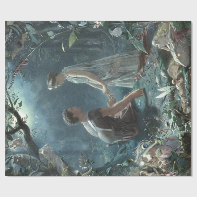Furries: Shakespeare's A Midsummer Night's Dream Wrapping Paper (Flat)