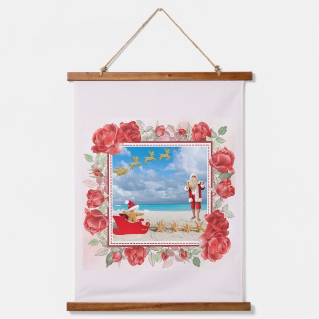 Furry and Bright Christmas Hanging Tapestry (Front)