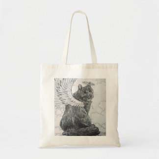 Furry Angel (Heavenly Feline) Tote Bag