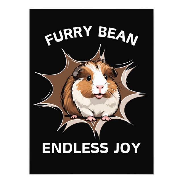 Furry Bean Endless Joy Photo Print (Front)