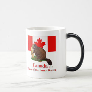 Furry Beaver Magic Mug