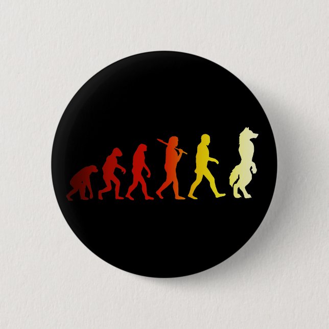 Furry evolution 2 inch round button (Front)
