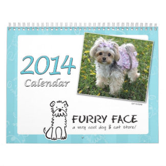 Furry Face 2014 Calendar