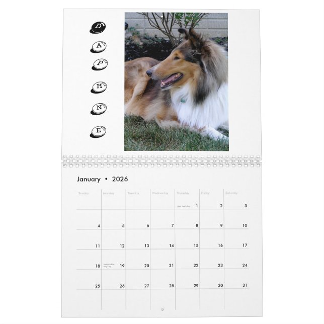 Furry Family '09 Calendar (Jan 2026)