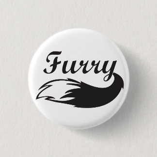 Furry Fandom 1 Inch Round Button