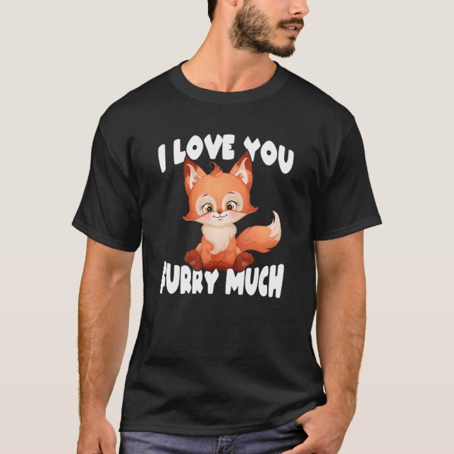 Furry Fandom Fox Cosplay Saying T-Shirt (Front)
